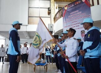 77 Atlet POPDA Dilepas, Banjarmasin Optimis Pertahankan Tradisi Juara