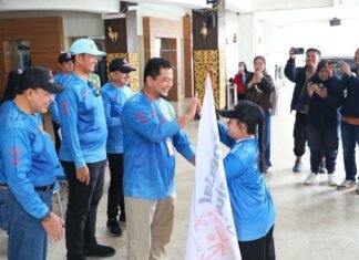 Sekda Kota Banjarmasin Lepas Kontingen SOIna Menuju Banjarbaru, Tegaskan Komitmen Dukung Olahraga Disabilitas