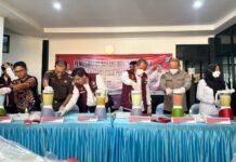 Selamatkan 20 Ribu Jiwa, Ditresnarkoba Polda Kalsel Musnahkan 2,7 Kg Sabu dan 7 Ribu Pil Ekstasi
