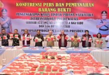 Samarkan Sabu dalam Bungkus Teh China, 2 Kurir Jaringan Miming Ditangkap di Hotel Roditha
