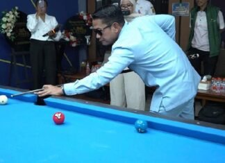 Perdana Digelar, 96 Peserta Ramaikan Banjarmasin Billiard Wali Kota Cup